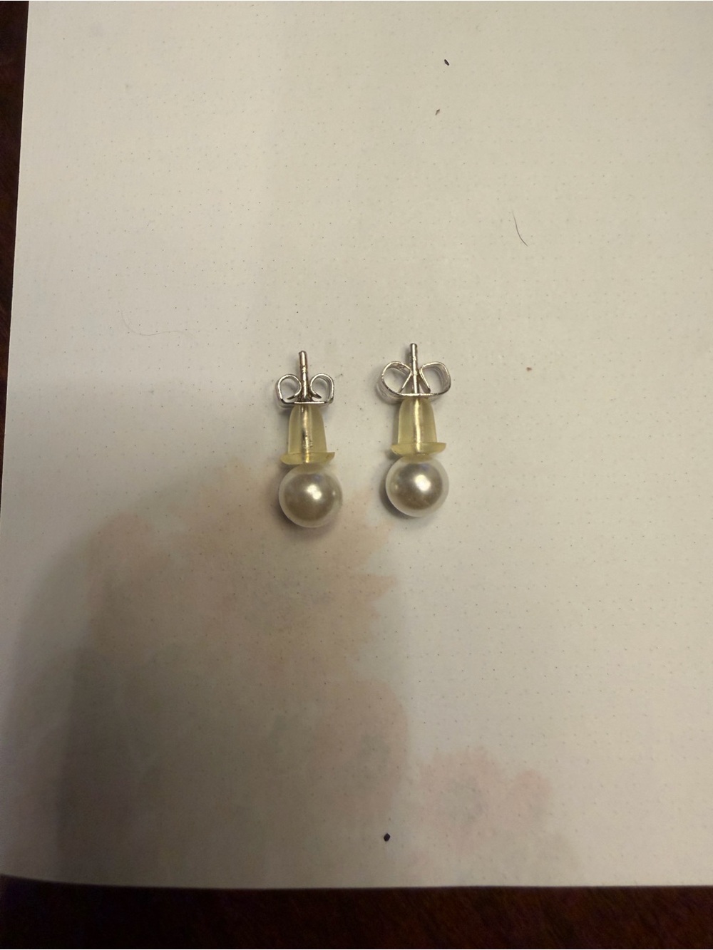 Classic Pearl Stud Earrings - White Pearls